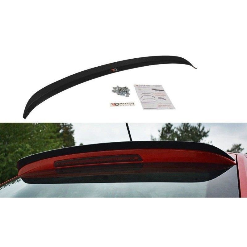 Maxton Spoiler Cap Skoda Rapid Spaceback Gloss Black, Rapid