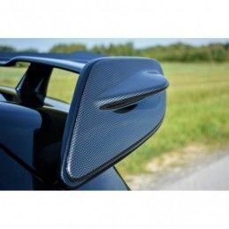 Maxton Spoiler Side Extensions Mercedes A W176 AMG Facelift Gloss Black, CLASSE A