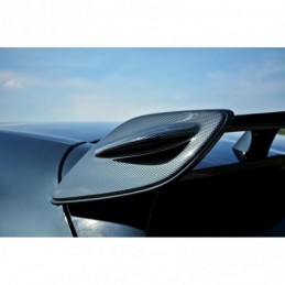 Maxton Spoiler Side Extensions Mercedes A W176 AMG Facelift Gloss Black, CLASSE A