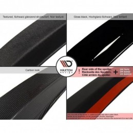 Maxton Spoiler Side Extensions Mercedes A W176 AMG Facelift Gloss Black, CLASSE A