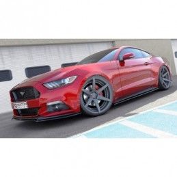 Maxton Front Splitter Ford Mustang Mk6 Gloss Black, Mustang