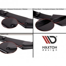 Maxton FRONT SPLITTER v.1 Mazda 3 BN (Mk3) Facelift Gloss Black, Mazda 3