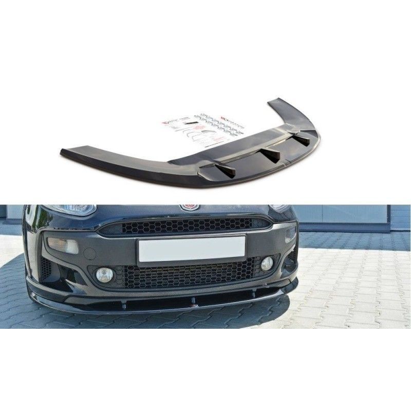 Maxton FRONT SPLITTER Fiat Punto Evo Abarth Gloss Black, Punto