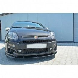 Maxton FRONT SPLITTER Fiat Punto Evo Abarth Gloss Black, Punto