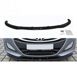 Maxton FRONT SPLITTER Hyundai i30 mk.2 Gloss Black, Hyundai