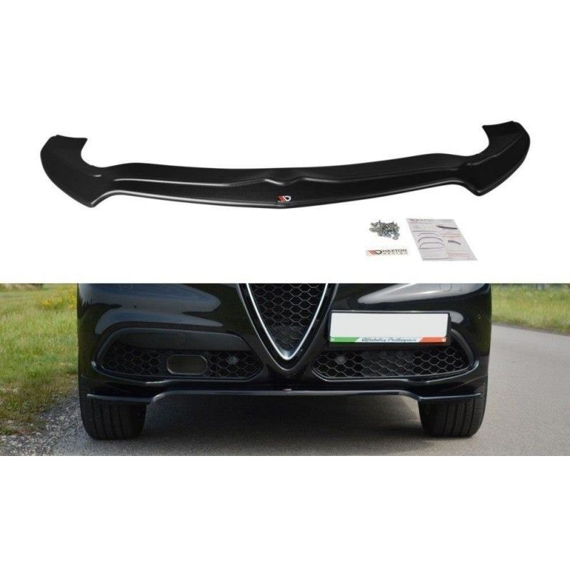 Maxton FRONT SPLITTER V.1 Alfa Romeo Stelvio Gloss Black, Stelvio