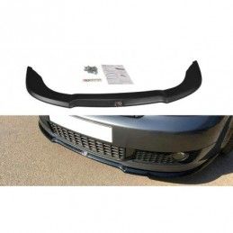 Maxton FRONT SPLITTER V.1 Audi A4 S-Line B6 Gloss Black, A4/S4 B6 - 8H CABRIO