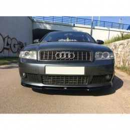 Maxton FRONT SPLITTER V.1 Audi A4 S-Line B6 Gloss Black, A4/S4 B6 - 8H CABRIO