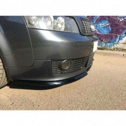 Maxton FRONT SPLITTER V.1 Audi A4 S-Line B6 Gloss Black, A4/S4 B6 - 8H CABRIO