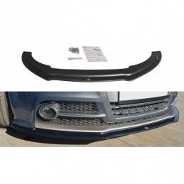 Maxton FRONT SPLITTER V.1 Audi TT S / S-Line Mk2 (8J) Gloss Black, TT 8J