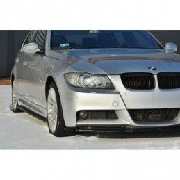 Maxton FRONT SPLITTER V.1 BMW 3 E90 MPACK Gloss Black, Serie 3 E90/ E91