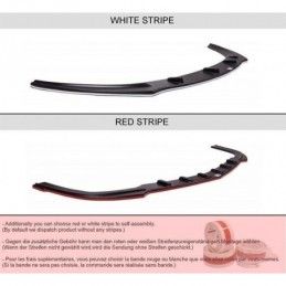 Maxton FRONT SPLITTER V.1 for BMW 3 E91 M-PACK FACELIFT Gloss Black, Serie 3 E90/ E91