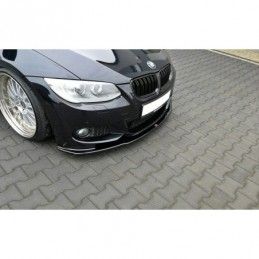 Maxton FRONT SPLITTER V.1 for BMW 3 E92 M-PACK FACELIFT Gloss Black, Serie 3 E92/ E93/ M3