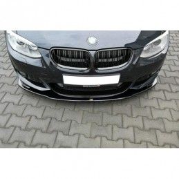 Maxton FRONT SPLITTER V.1 for BMW 3 E92 M-PACK FACELIFT Gloss Black, Serie 3 E92/ E93/ M3