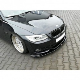 Maxton FRONT SPLITTER V.1 for BMW 3 E92 M-PACK FACELIFT Gloss Black, Serie 3 E92/ E93/ M3