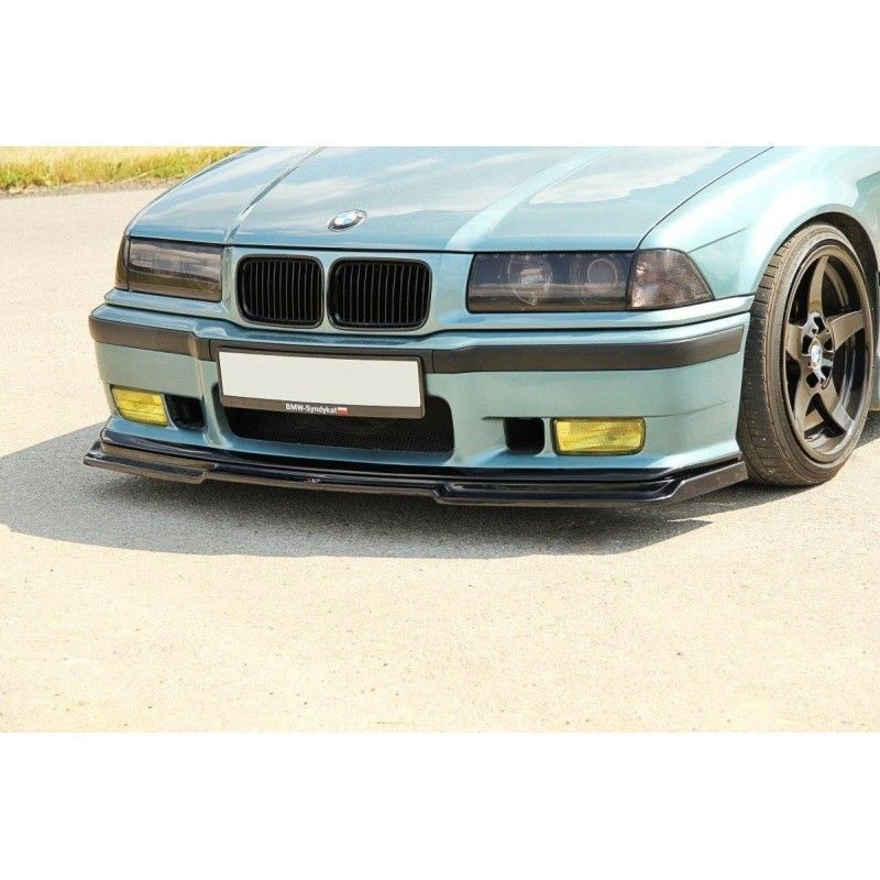 Maxton FRONT SPLITTER V.1 BMW M3 E36 Gloss Black, Serie 3 E36/ M3