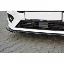 Maxton Front Splitter V.1 Ford Fiesta Mk8 ST / ST-Line Gloss Black, Fiesta Mk8