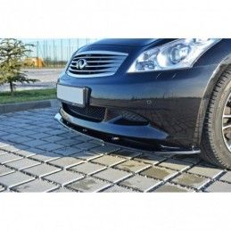 Maxton FRONT SPLITTER V.1 Infiniti G37 Sedan Gloss Black, INFINITI