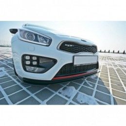 Maxton FRONT SPLITTER V.1 KIA CEE'D / PRO CEE'D GT MK2 Gloss Black, Kia