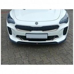 Maxton FRONT SPLITTER V.1 KIA STINGER GT Gloss Black, Kia