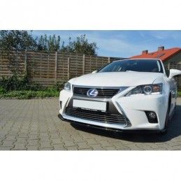 Maxton FRONT SPLITTER V.1 Lexus CT Mk1 Facelift Gloss Black, Lexus