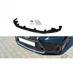 Maxton FRONT SPLITTER V.1 Lexus IS Mk3 Facelift F-Sport Gloss Black, Lexus