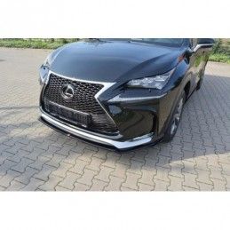 Maxton FRONT SPLITTER V.1 Lexus NX Mk1 F-Sport Gloss Black, Lexus