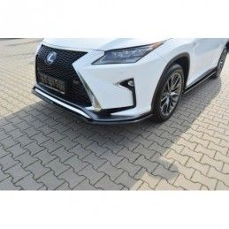 Maxton FRONT SPLITTER V.1 Lexus RX Mk4 F-Sport Gloss Black, Lexus