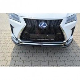 Maxton FRONT SPLITTER V.1 Lexus RX Mk4 F-Sport Gloss Black, Lexus