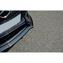 Maxton FRONT SPLITTER V.1 Mercedes A W176 AMG Facelift Gloss Black, CLASSE A