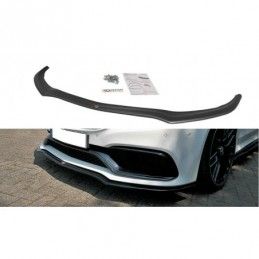 Maxton FRONT SPLITTER V.1 Mercedes C-class C205 63AMG Coupe Gloss Black, W205