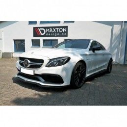 Maxton FRONT SPLITTER V.1 Mercedes C-class C205 63AMG Coupe Gloss Black, W205