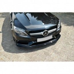 Maxton FRONT SPLITTER V.1 Mercedes C-Class S205 63AMG Estate Gloss Black, W205