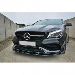 Maxton FRONT SPLITTER V.1 Mercedes CLA A45 AMG C117 Facelift Gloss Black, CLA C117