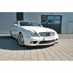 Maxton FRONT SPLITTER V.1 Mercedes CLS C219 55AMG Gloss Black, W219