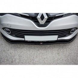 Maxton FRONT SPLITTER V.1 Renault Clio Mk4 Gloss Black, Clio IV