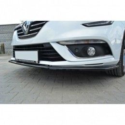 Maxton FRONT SPLITTER V.1 Renault Megane Mk4 Hatchback Gloss Black, Megane IV