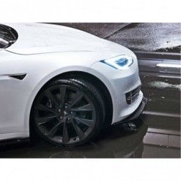 Maxton FRONT SPLITTER V.1 Tesla Model S Facelift Gloss Black, Tesla