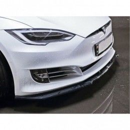 Maxton FRONT SPLITTER V.1 Tesla Model S Facelift Gloss Black, Tesla