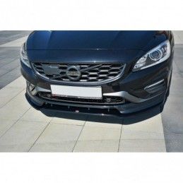 Maxton FRONT SPLITTER V.1 Volvo V60 Polestar Facelift Gloss Black, V60