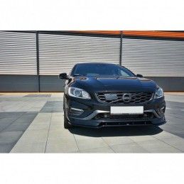 Maxton FRONT SPLITTER V.1 Volvo V60 Polestar Facelift Gloss Black, V60