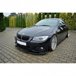Maxton FRONT SPLITTER V.2 for BMW 3 E92 M-PACK FACELIFT Gloss Black, Serie 3 E92/ E93/ M3