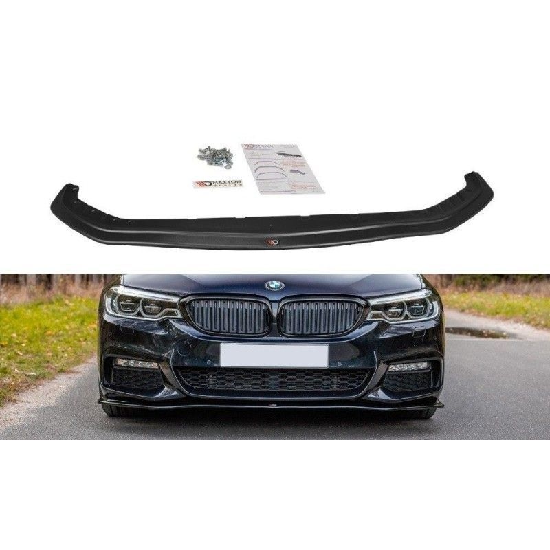 Maxton FRONT SPLITTER V.2 for BMW 5 G30/ G31 M-Pack Gloss Black, Serie 5 G30/ G31