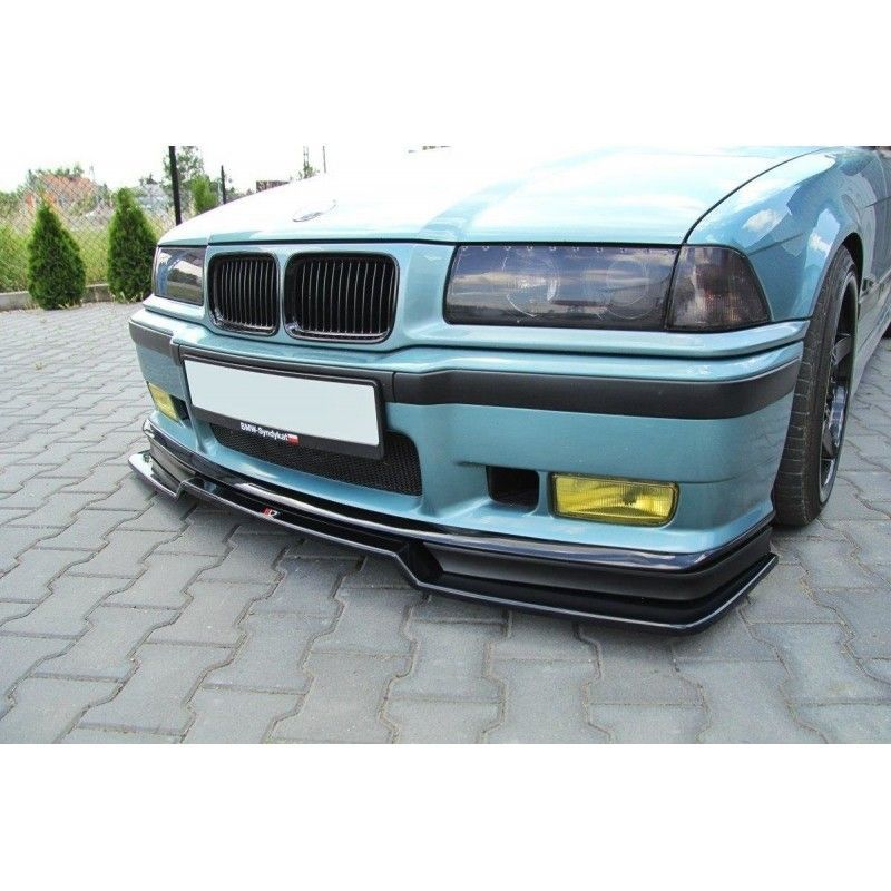 Maxton FRONT SPLITTER V.2 BMW M3 E36 Gloss Black, Serie 3 E36/ M3