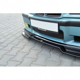 Maxton FRONT SPLITTER V.2 BMW M3 E36 Gloss Black, Serie 3 E36/ M3