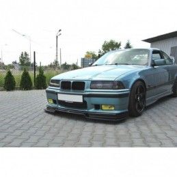 Maxton FRONT SPLITTER V.2 BMW M3 E36 Gloss Black, Serie 3 E36/ M3