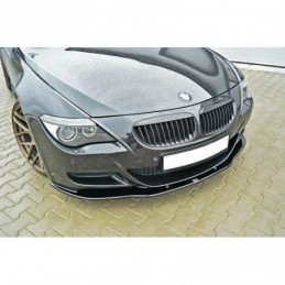 Maxton FRONT SPLITTER V.2 BMW M6 E63 Gloss Black, Serie 6 E63/ E64/ M6