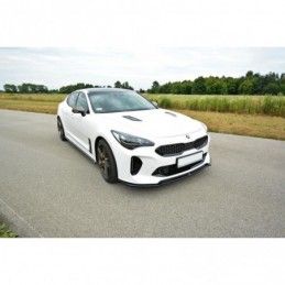 Maxton FRONT SPLITTER V.2 KIA STINGER GT Gloss Black, Kia