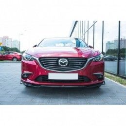 Maxton FRONT SPLITTER V.2 Mazda 6 GJ (Mk3) Facelift Gloss Black, mazda 6