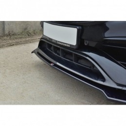 Maxton FRONT SPLITTER V.2 Mercedes CLA A45 AMG C117 Facelift Gloss Black, CLA C117